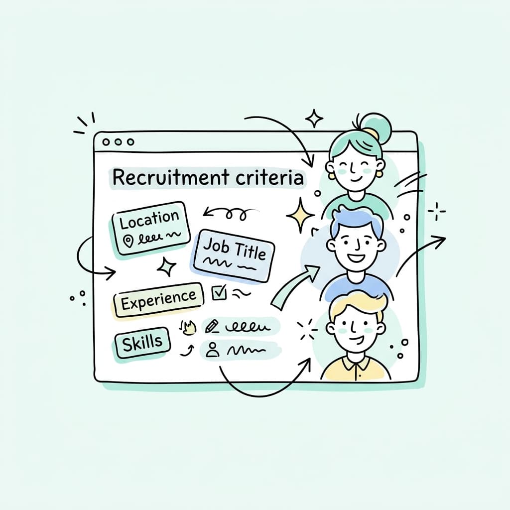 Recruitment criteria doodle